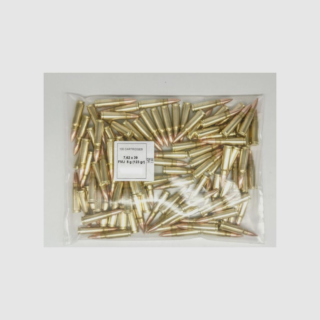 PPU - Prvi Partizan FMJ BT 8g/123grs 100er BULK