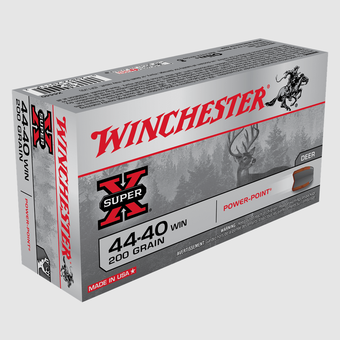 Winchester 44-40 Win. 200 Grs Power Point - 50 pcs.