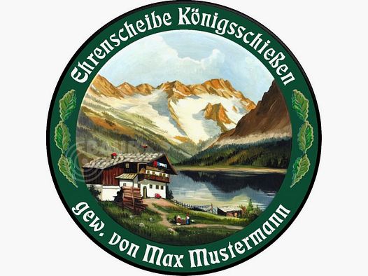 Schützenscheibe ECO-LINE Motiv 021