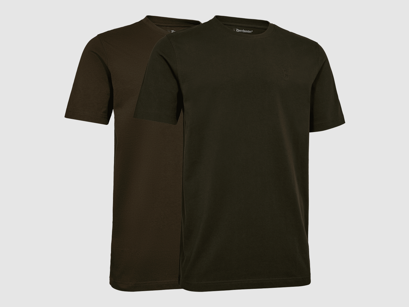Deerhunter 2-pack T-shirt Fallen leaf / Timber M