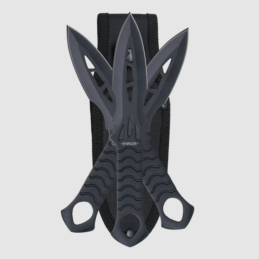 Set de couteaux de lancer 3 pièces avec étui en nylon