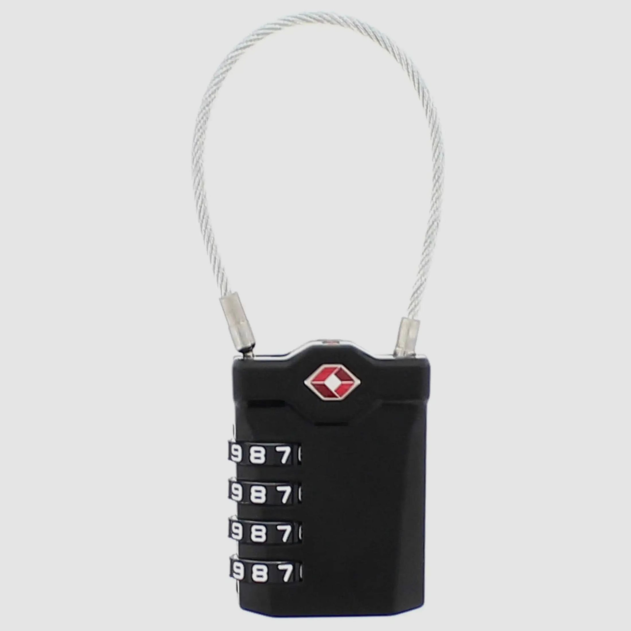 TSA TSA Luggage Lock Steel Cable Combination