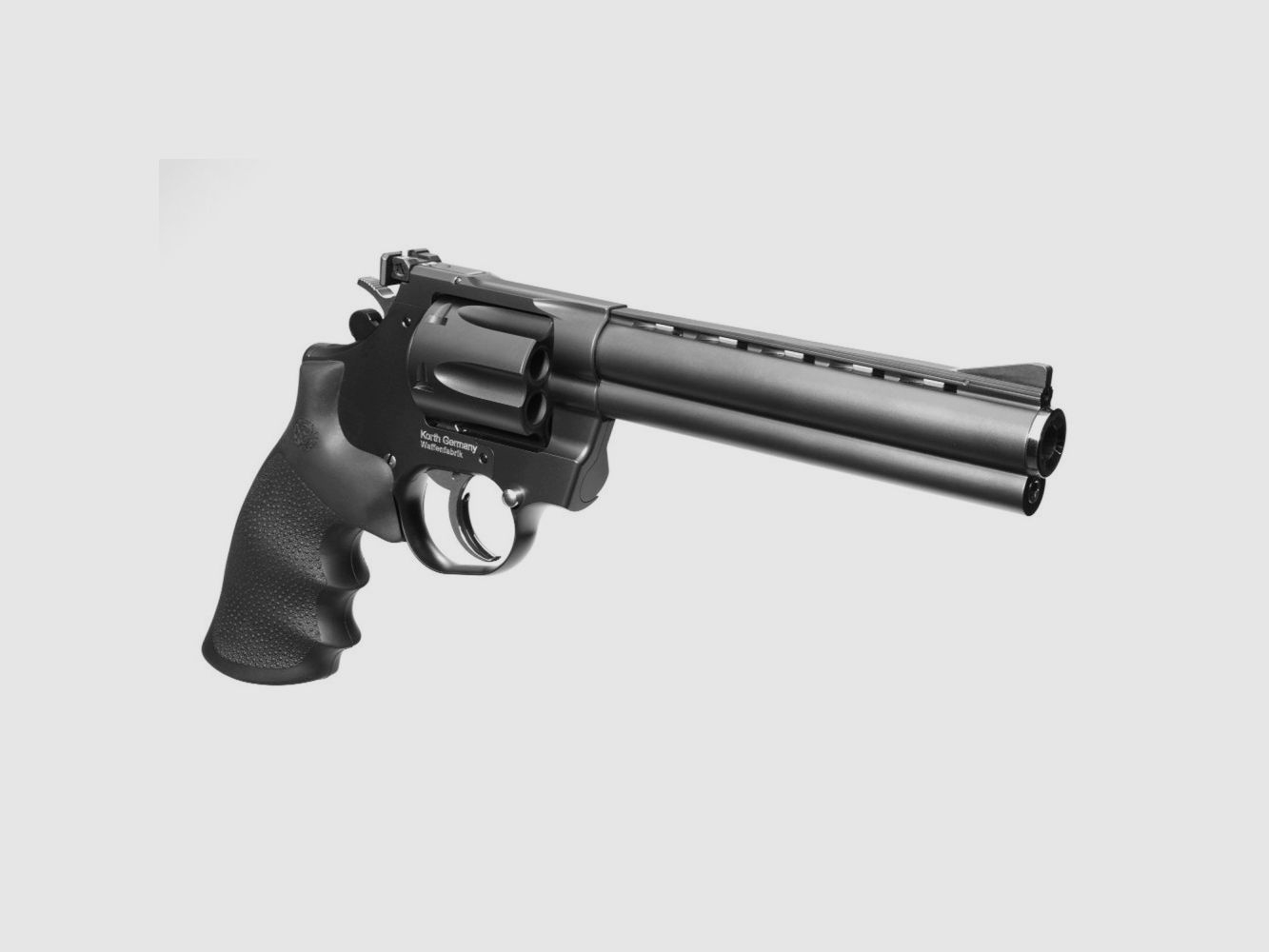 KORTH Combat Revolver NSC, cal. .357 Mag, 6 Inch, Rubber Grip