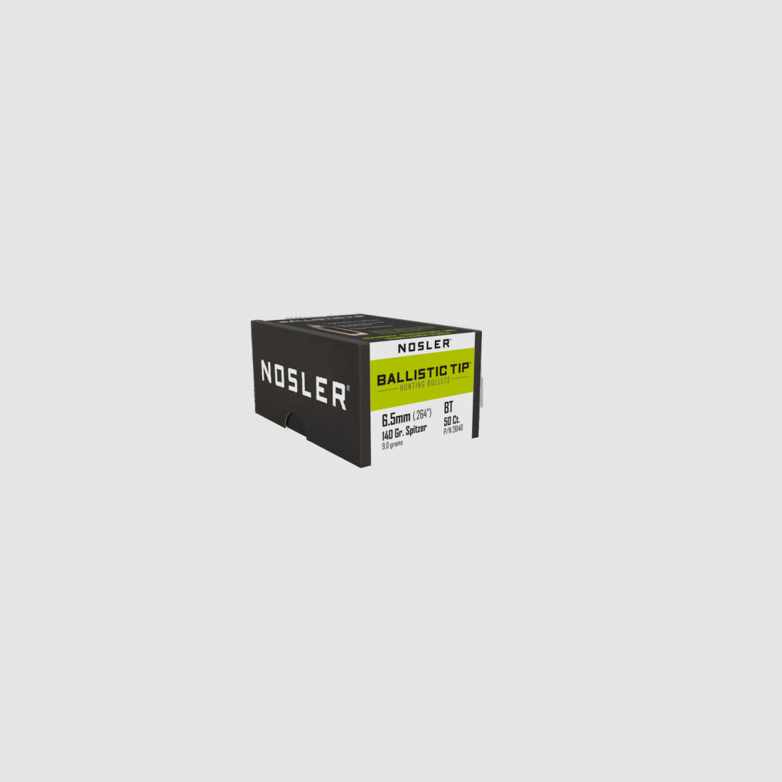 NOSLER BALLISTIC TIP HUNTING GESCHOSSE - 6,5MM / .264 - 140 GRS. - 50 STÜCK