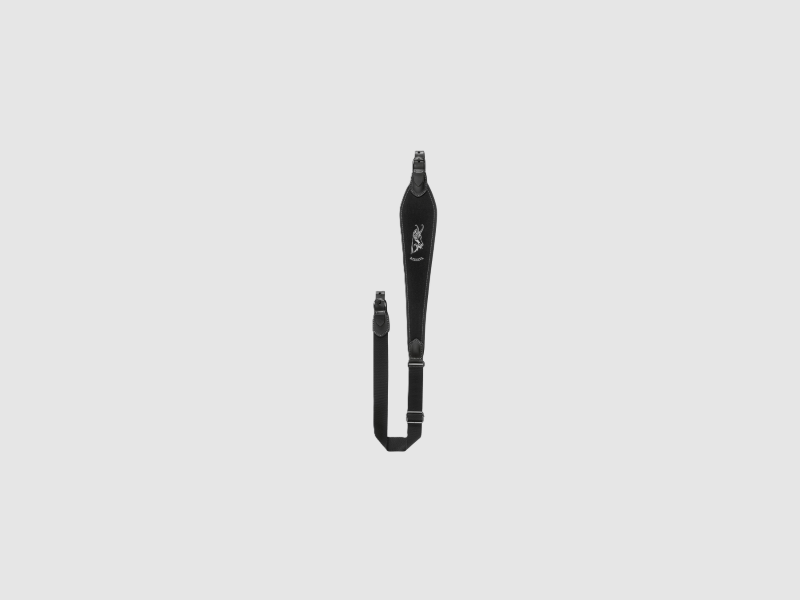 SANGLE POUR FUSIL “CAMOSCIO CORDURA NOIRE”, image 1 sur 2