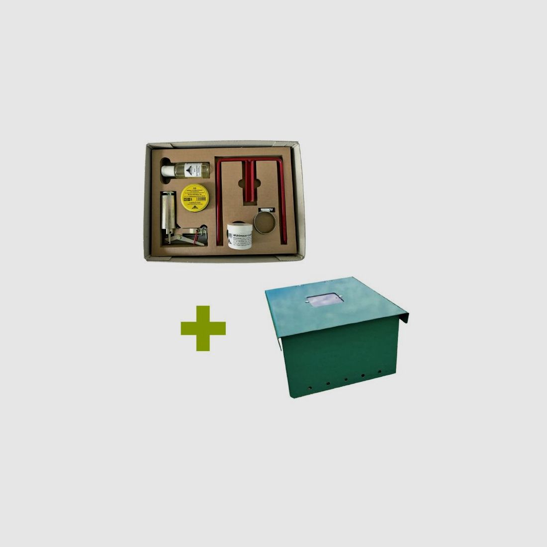 Conjunto completo de trampa para ratones de campo y caja de silenciador