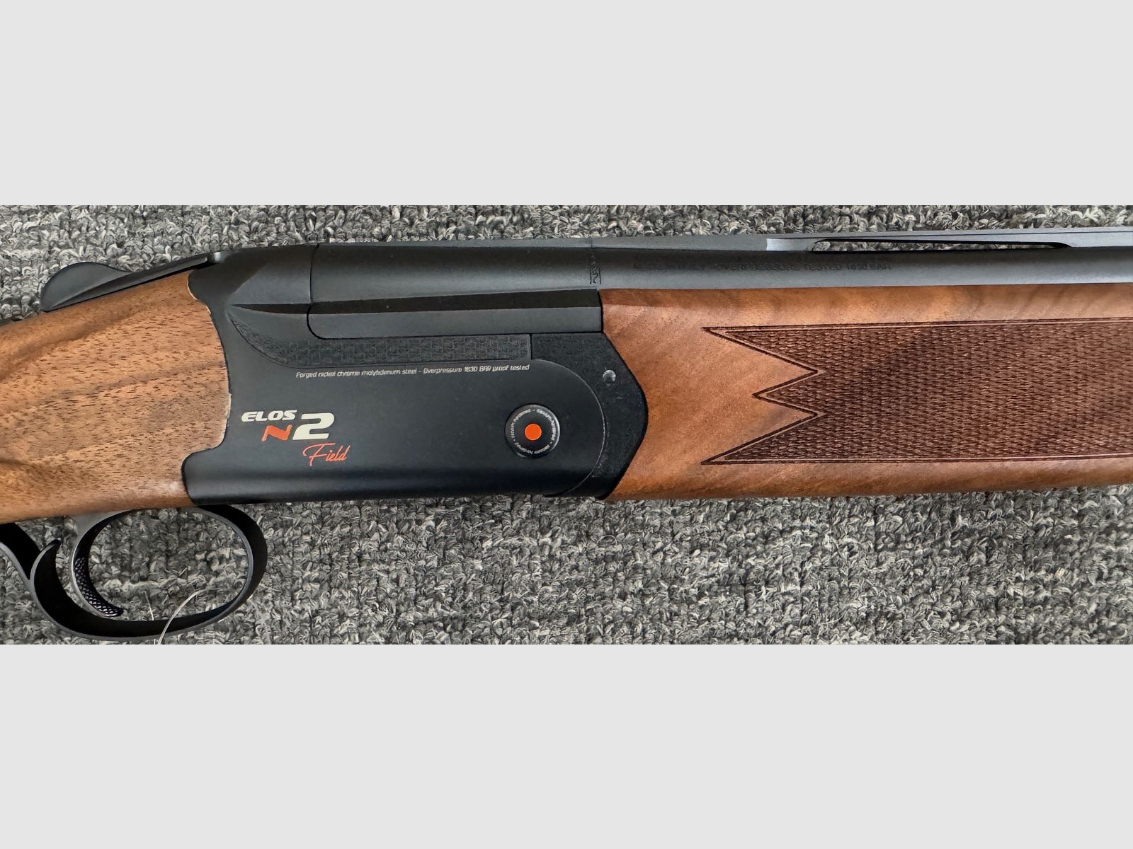 Fusil à deux canons superposés italien Fabarm ELOS N2 Field - 12/76 - Monodétente - Chokes interchangeables