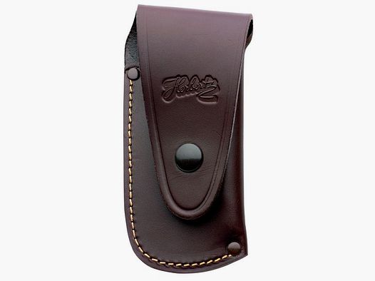 estuche de cuero ajustable marrón para cuadernos de 11 y 12 cm