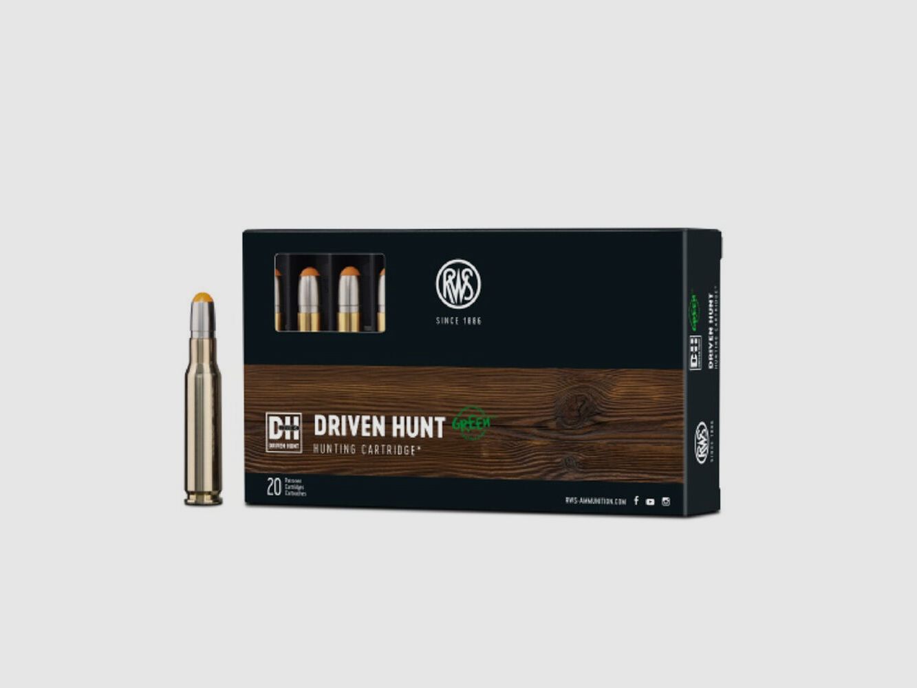 RWS Driven Hunt 165grs 20St .308Win