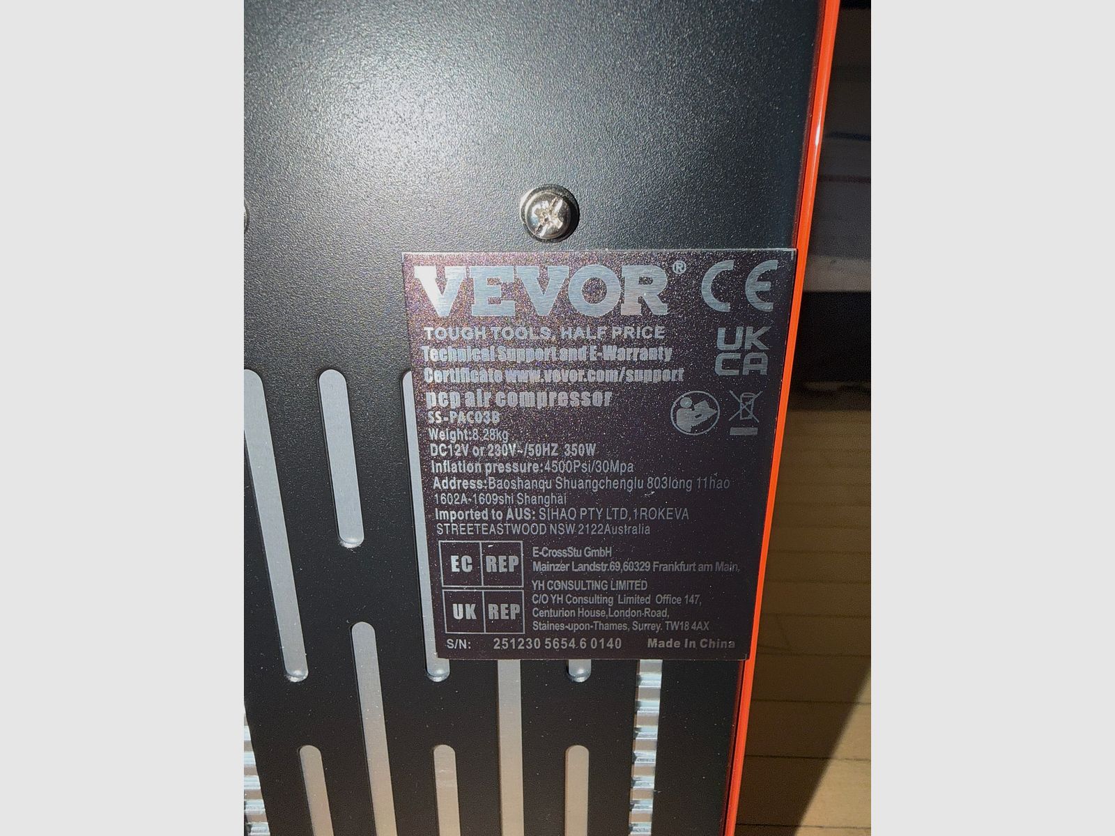 Daystate Red Wolf 4,5, Hawke Airmax 30 WA scope 4-16x50 SF, image 2 sur 12
