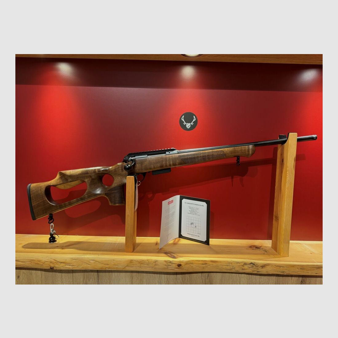 Anschütz 1771 G-15x1 stock, 51cm barrel length, pressure point trigger