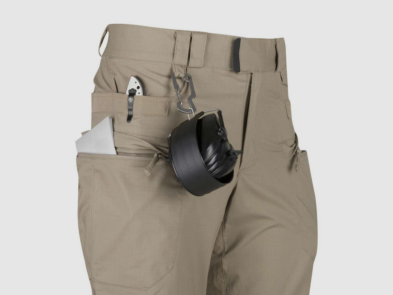 HELIKON-TEX HYBRID TACTICAL PANTS® POYCOTTON RIPSTOP TAIGA GREEN