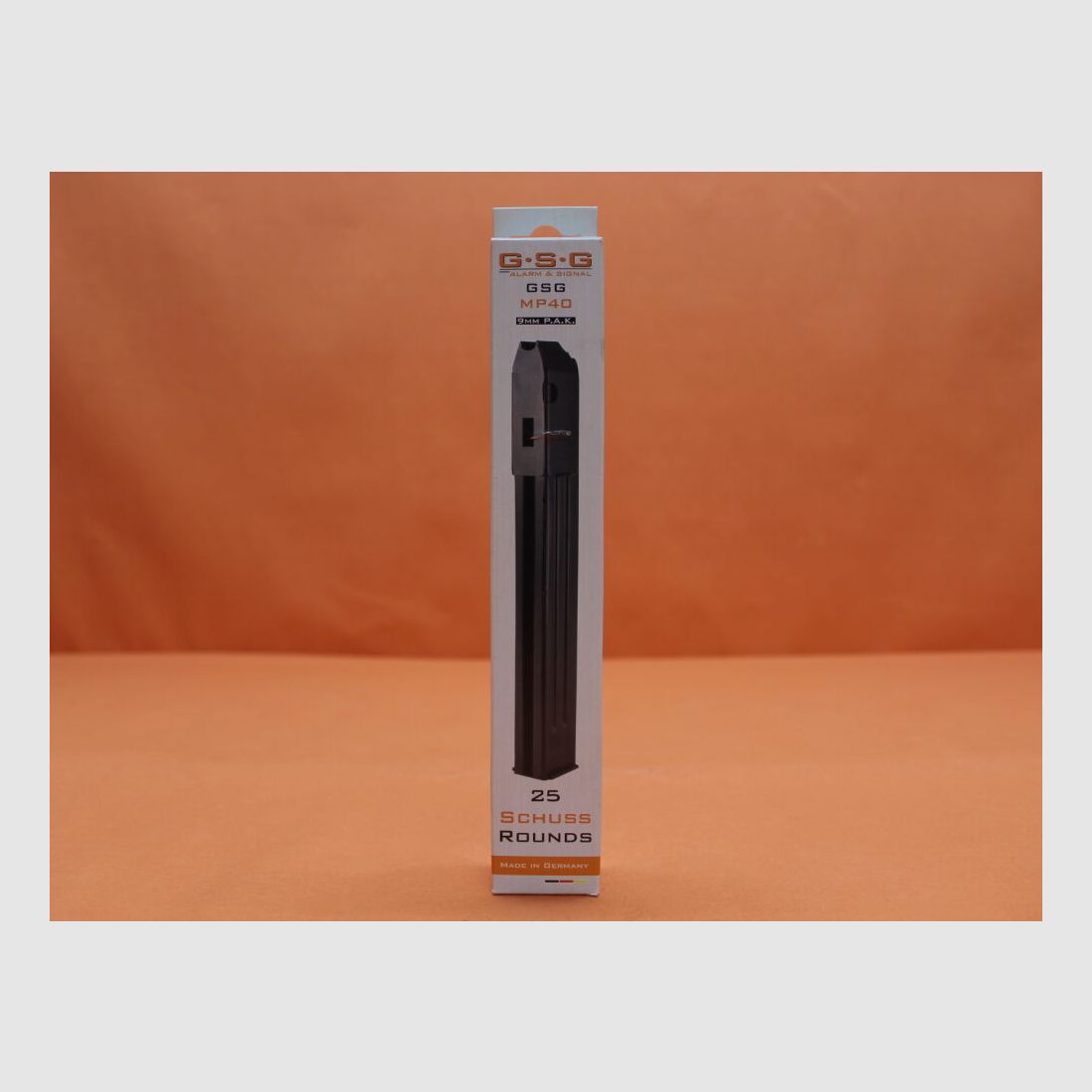 GSG German Sport Guns GSG-MP40 magazine 25 rounds 9mm PAK steel blued (9mm P.A.K.)