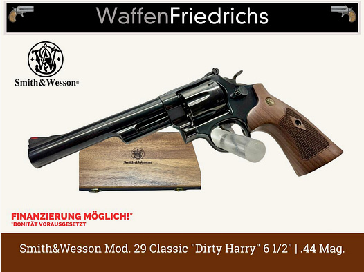 Smith & Wesson | S&W Mod. 29, 6 1/2" | Serie Clásicos / ennegrecido | "DirtyHarry" - Armas Friedrichs