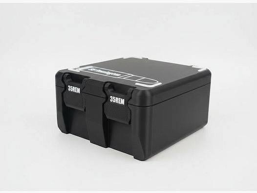 Filamelt ammunition box / 35 Remington / 'folding / latch cover' / cartridge box, ammo box
