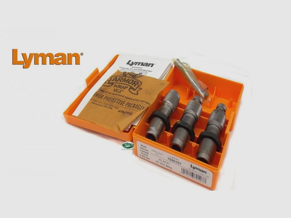LYMAN Deluxe Dies Kal.45ACP 3 Teile 7680107