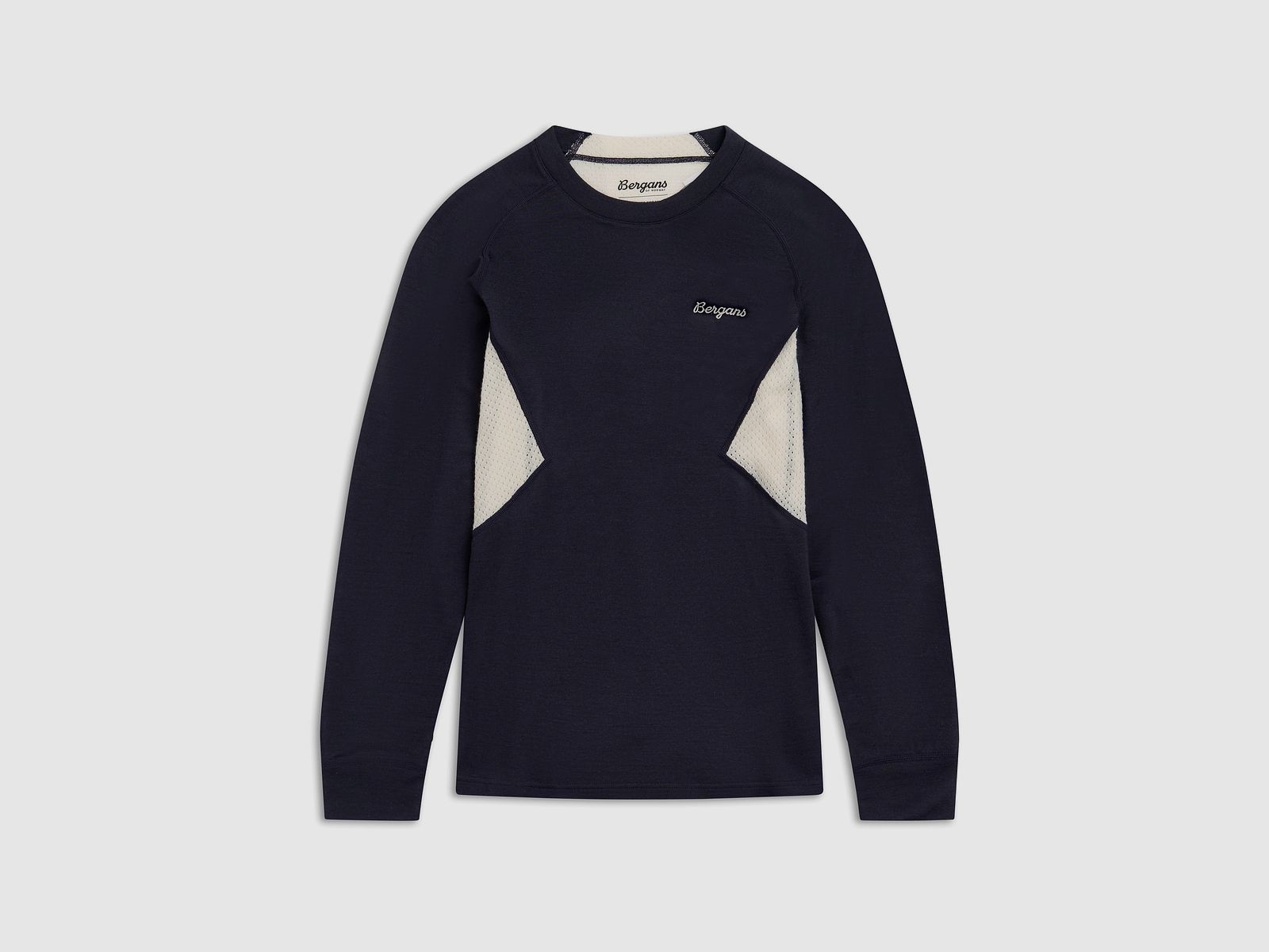 Bergans Inner:Pure Merino L/S Thermoshirt Women Dark Navy/Cream M