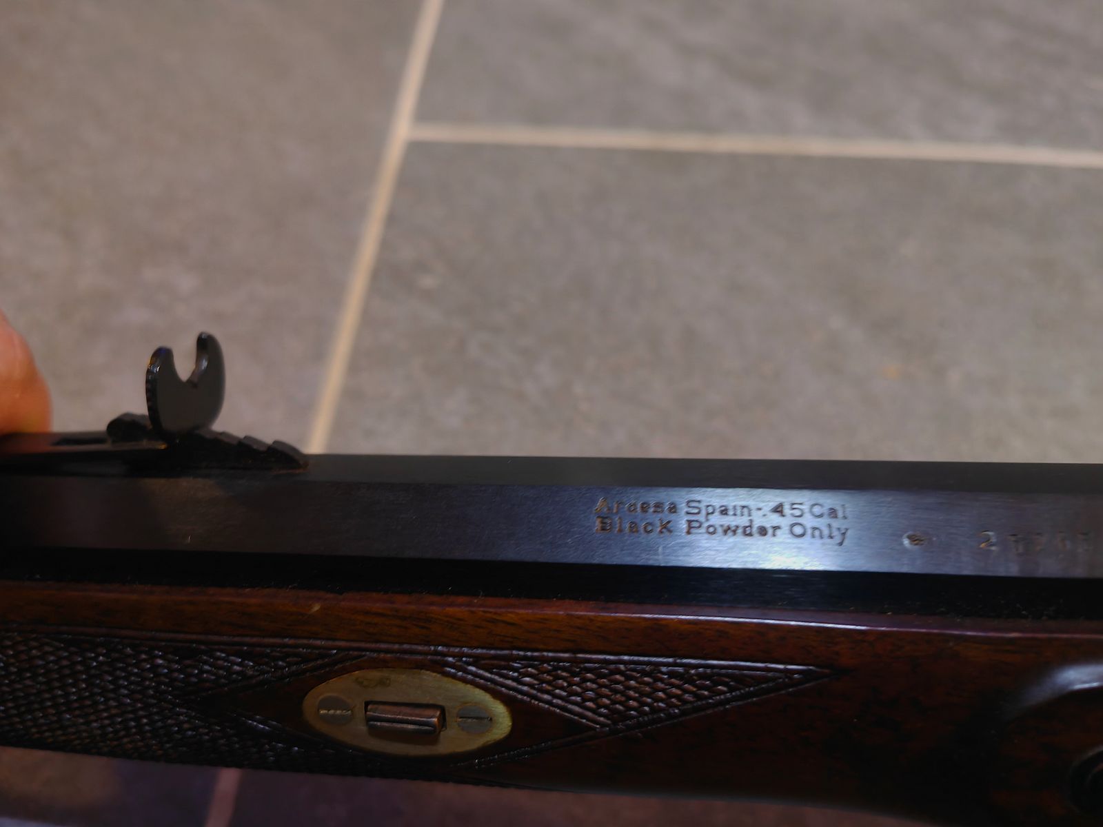 Percussion rifle .45/70 Perc. Length: approx. 118cm Barrel length: approx. 74.5cm,