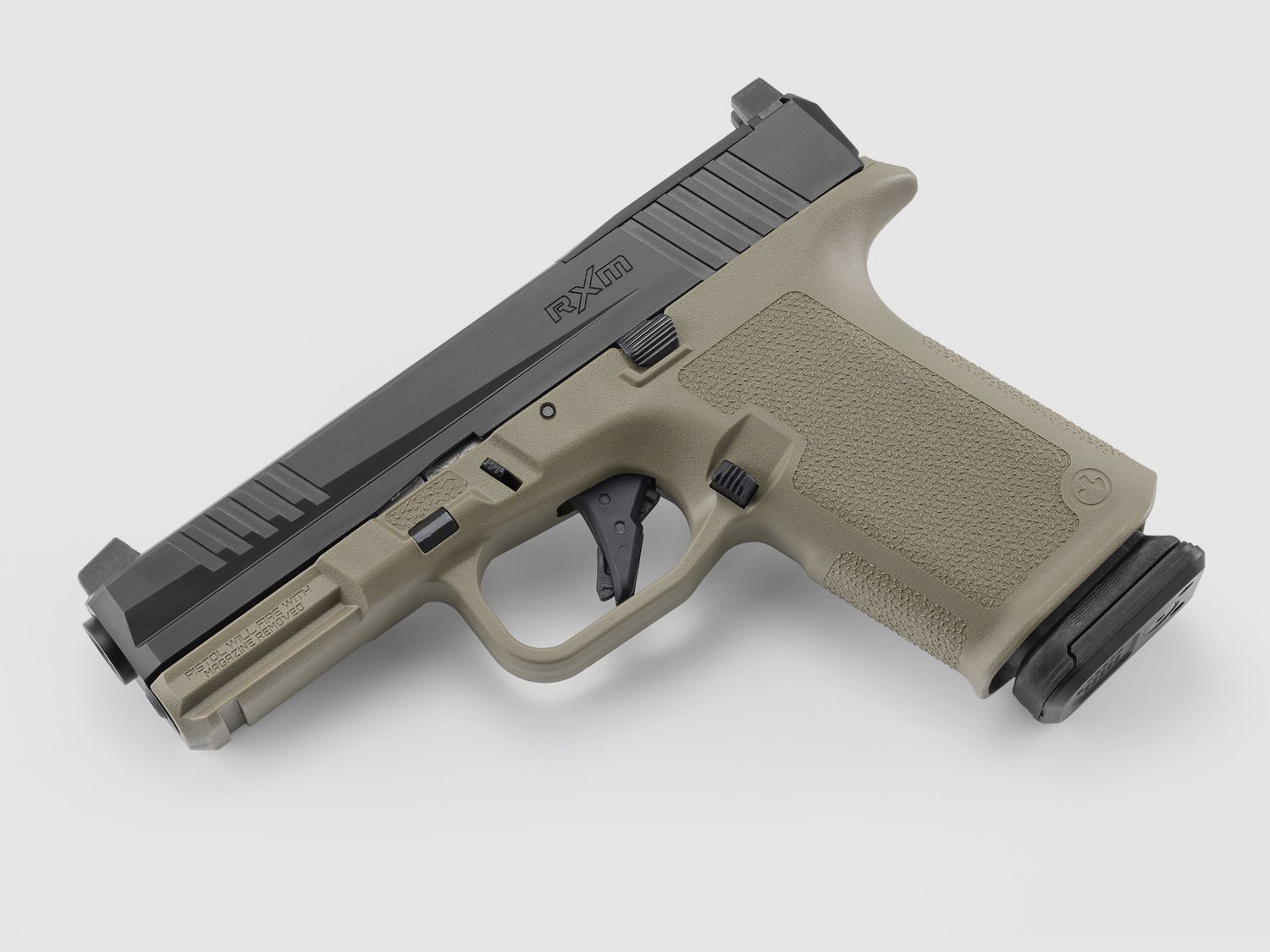 Ruger RXM 9mm Luger 4″ – 15 Schuss, Flat Dark Earth, Bild 4 von 4