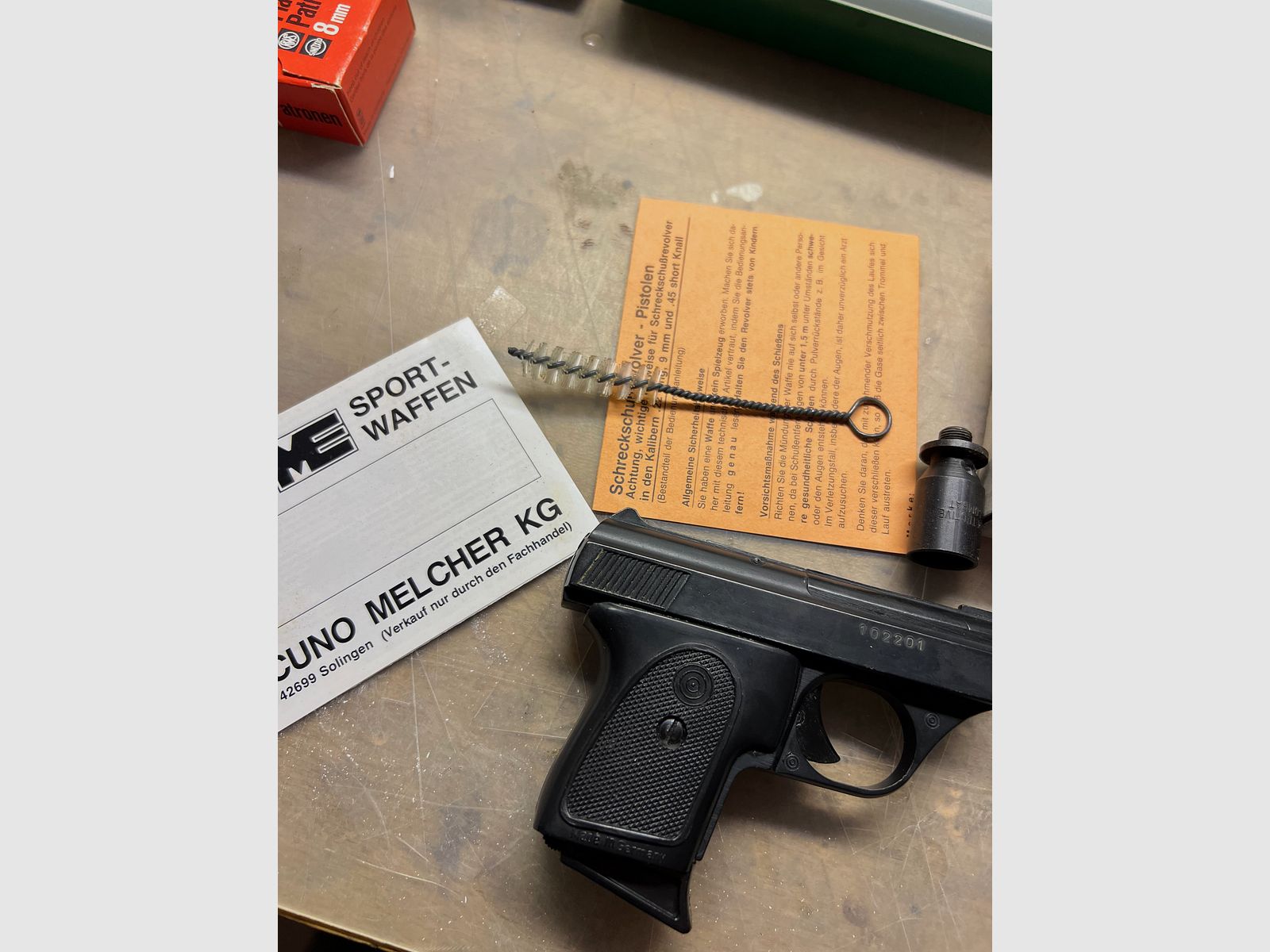 Melcher  ME 8 Detective II 8mm Gaspistole ME8