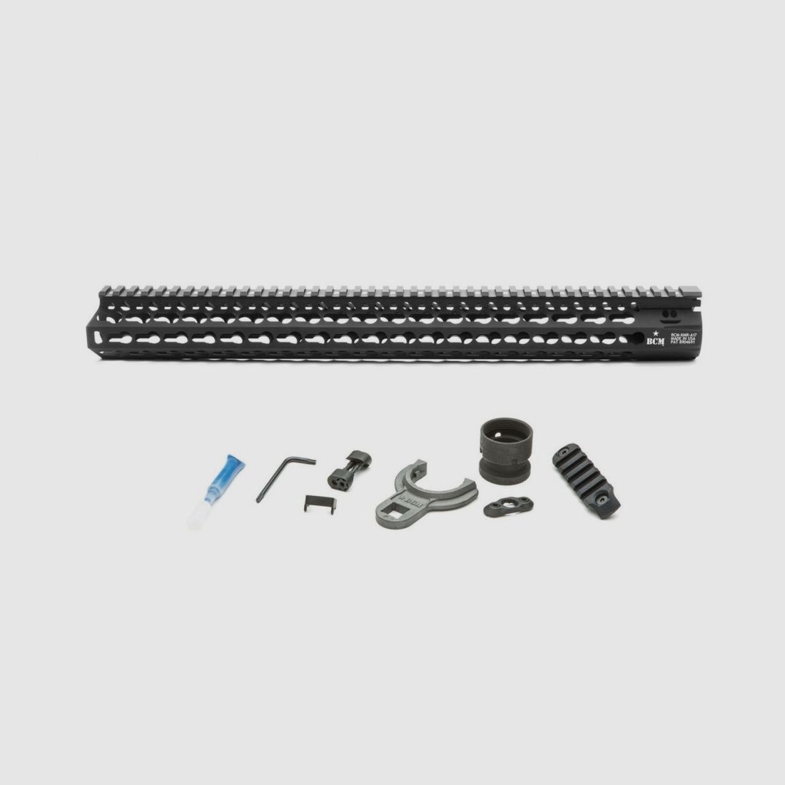 BCM® KeyMod Rail - ALPHA, 5.56, 17-inch - Black