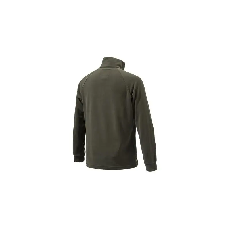 FLEECE-PULLOVER MIT HALBEM REISSVERSCHLUSS SCHOKOLADE, Bild 3 von 3