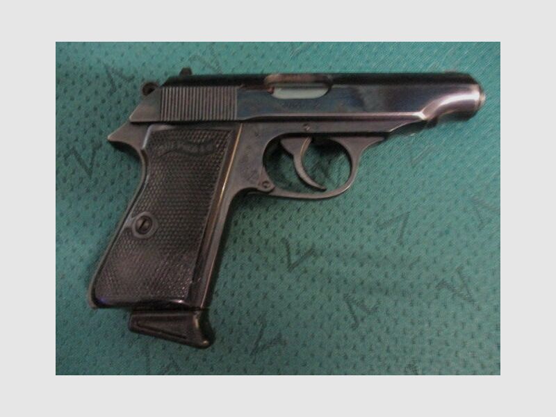 Walther PP pistol with Niedersachsen horse 7.65mm service weapon PP