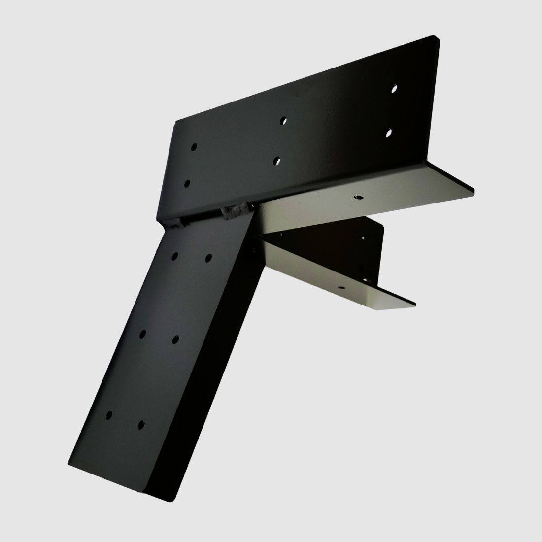 High-quality steel corner brackets 4-piece set KTL coated EXTREMELY ROBUST AND DURABLE