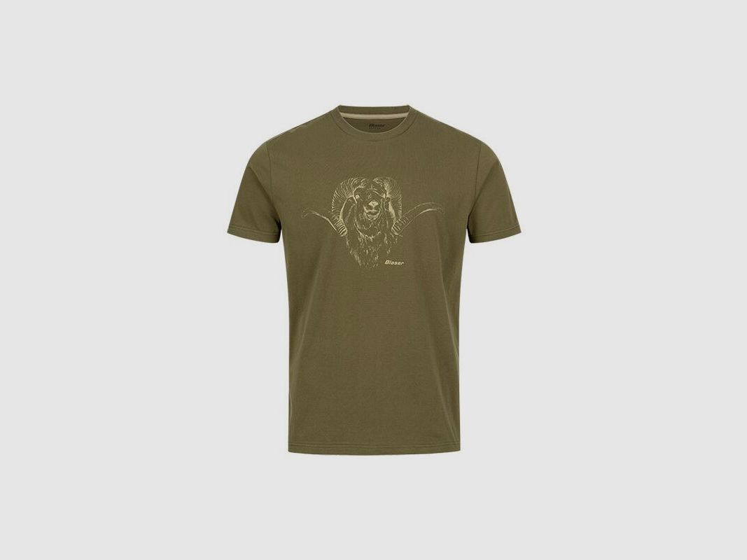 Blaser Herren T-Shirt Maurice dunkel oliv