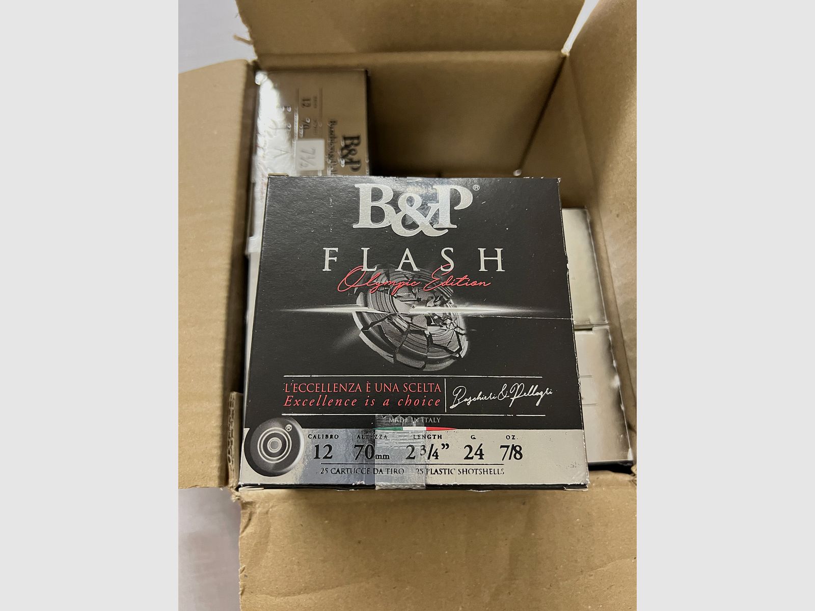 1000 Stück Baschieri & Pellagri 12/70 4 BIS F2 Flash Trap 2,4mm 24g, Bild 3 von 5