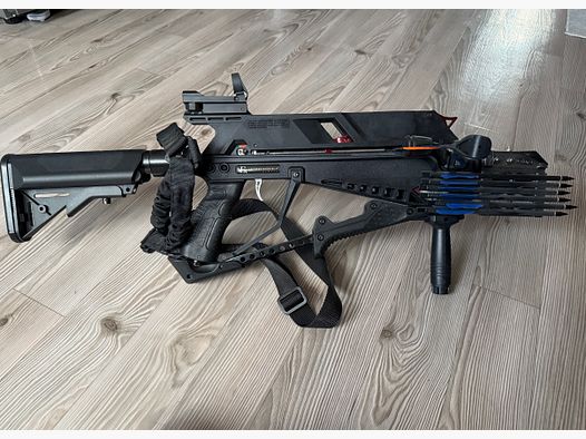 EK Archery Adder Armbrust mit 10 Bolzen (Gebraucht, mit OVP)