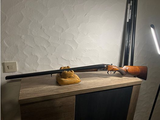 Burgsmüller Side-by-Side Shotgun, Color Case-Hardened, 12/70