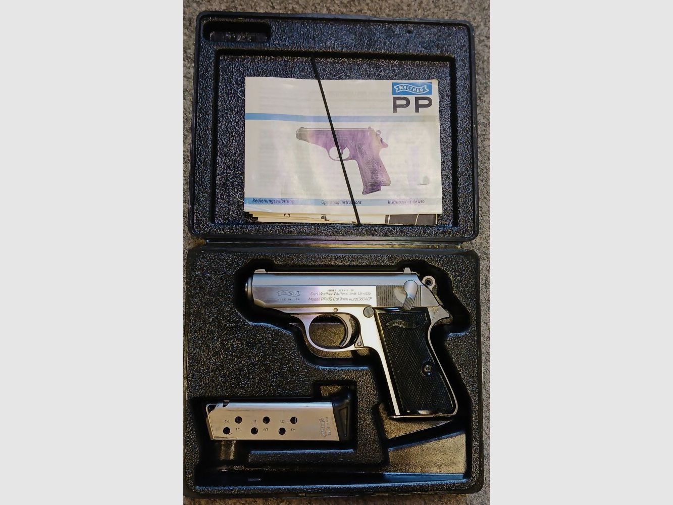 Walther (Interarms, Alexandria Virginia) PPK/S