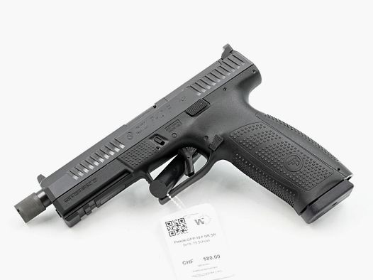 Pistolet CZ P-10 F OR SR, 9×19, 19 coups, Optic Ready, canon fileté