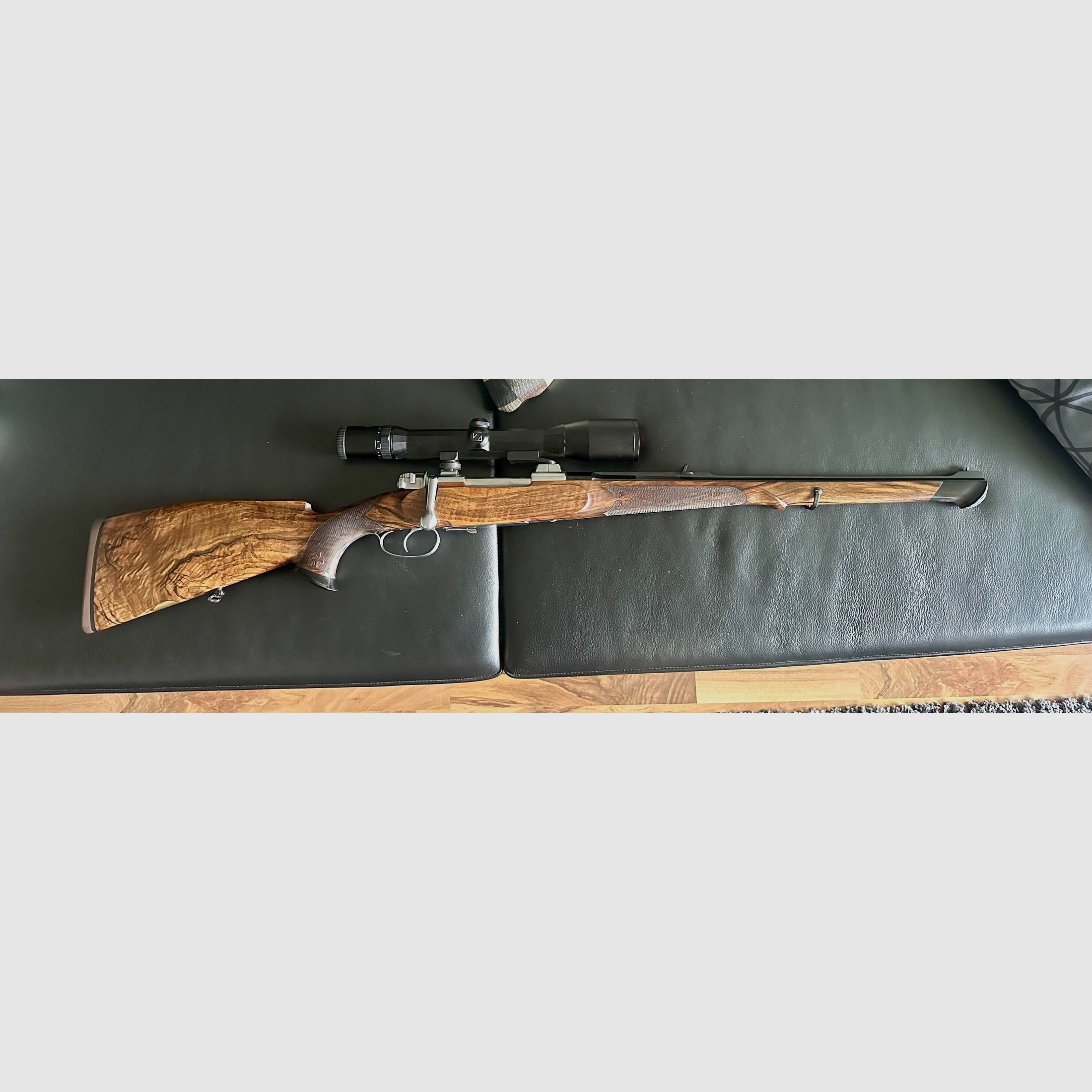 Einzigartiger Custom Mauser M98 8x64S „Kurpfalzstutzen“ Hansjoachim Hensel