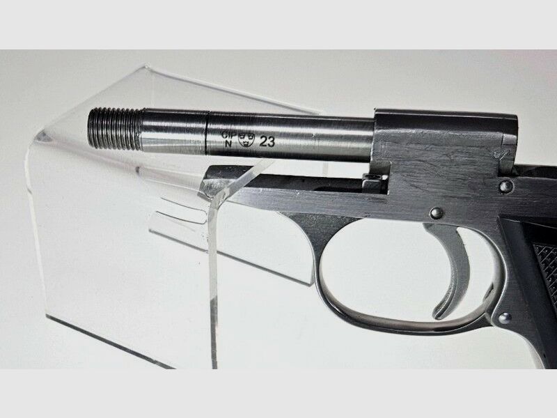 Walther INTERARMS TPH (stainless) mit Schalldämpfer