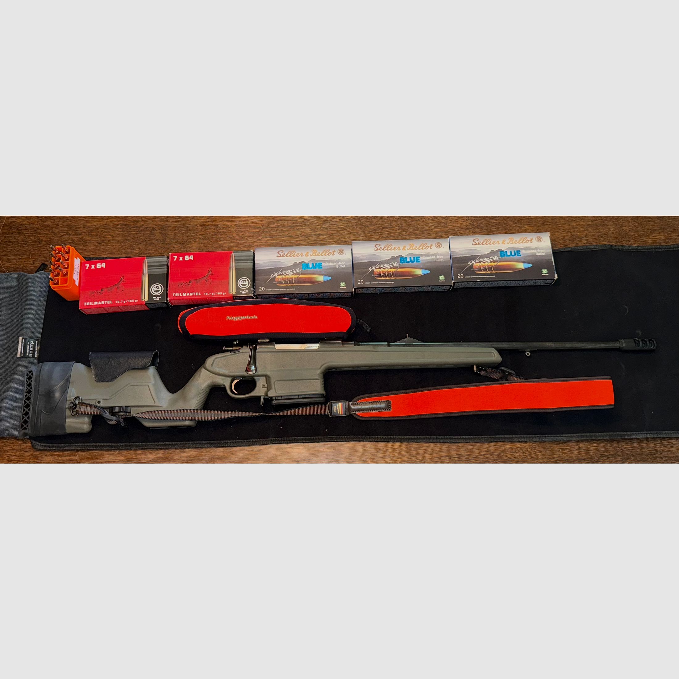 Heym 7x64 Hensoldt 1,5-6x36 Doctersight Archangel-Schaft inkl.Munition