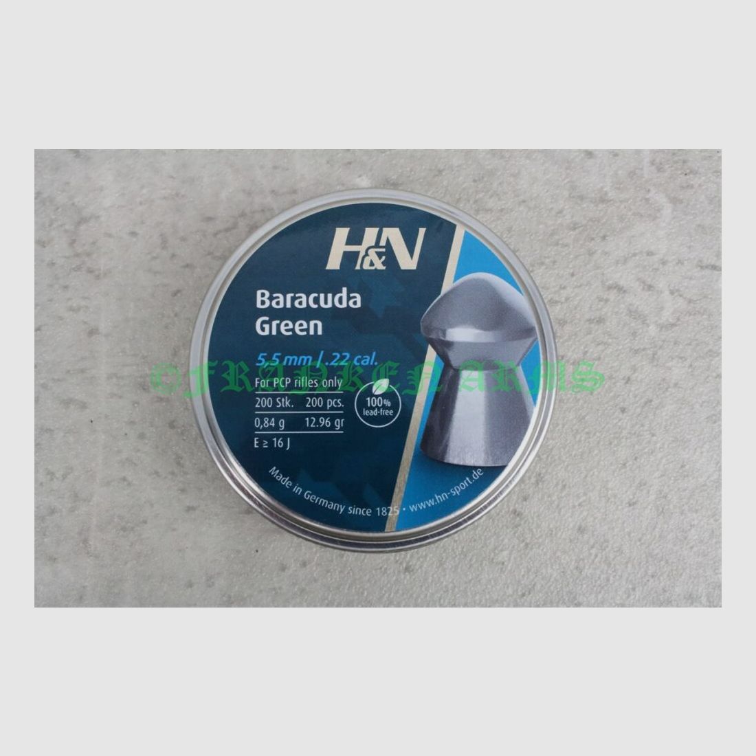 H&N Baracuda Green 5,5mm 200 Stück Staffelpreise