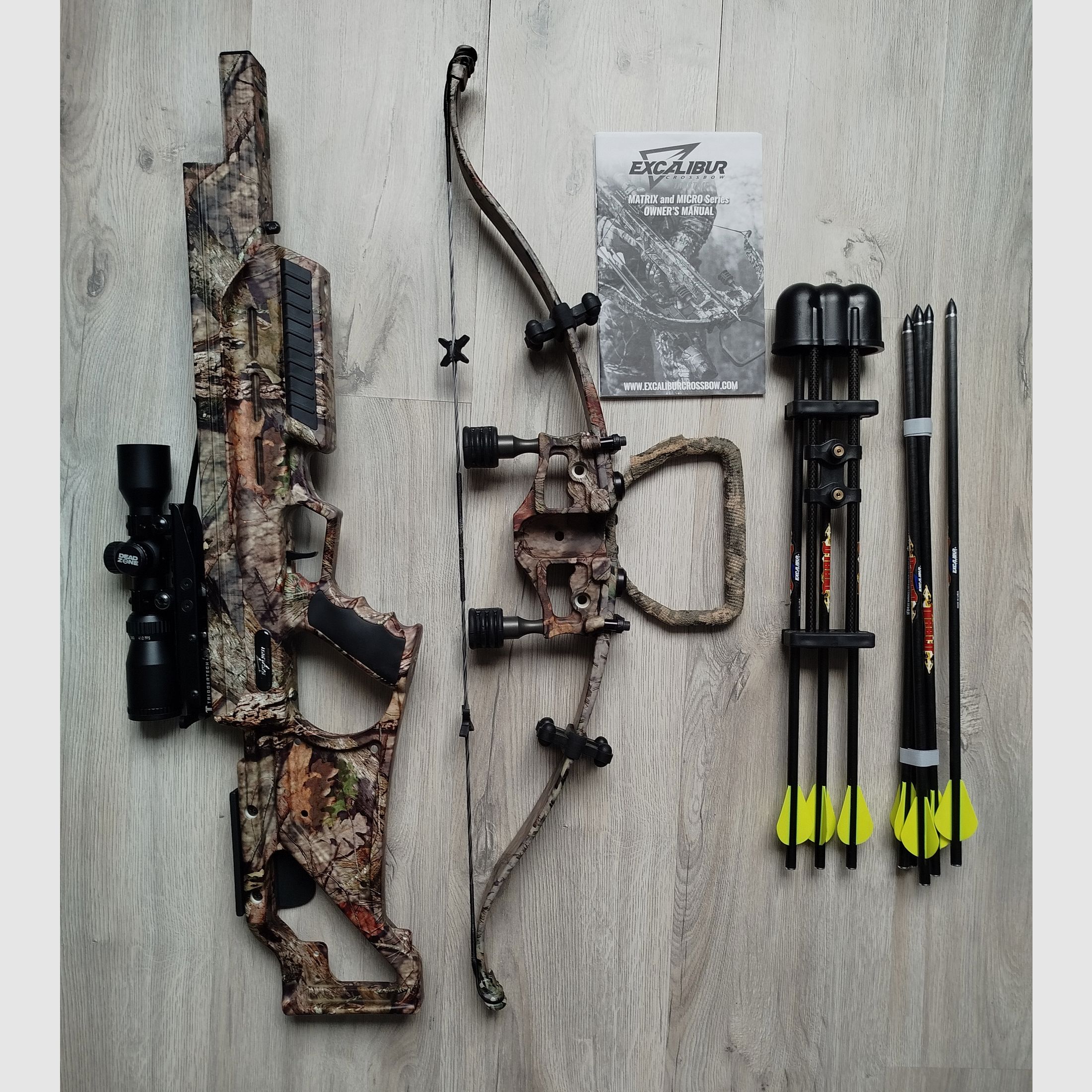 Excalibur Bulldog 330, Recurve Armbrust, Triggertech, Kurbelspanner 