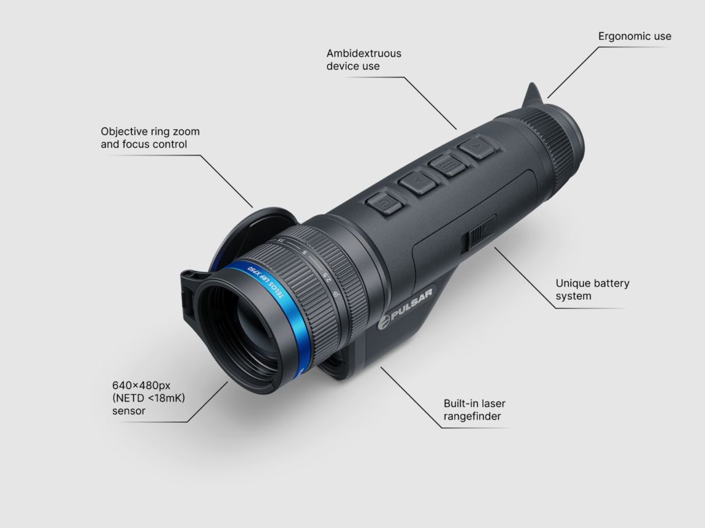PULSAR Telos LRF XQ35 Wärmebildgerät mit Entfernungsmesser – upgradefähig & zukunftssicher, Bild 7 von 7