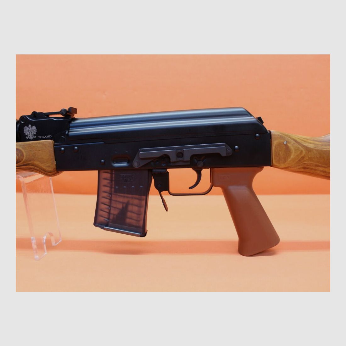 WBP JACK Ha. Rifle .223Rem WBP JACK Wood 415mm barrel/ 14mm mounting rail/ laminated wood stock (AKM/AK47)