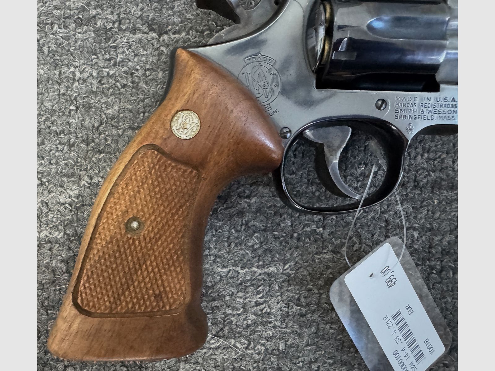 Smith & Wesson Revolver14-4 .38 Special with .22 conversion barrel