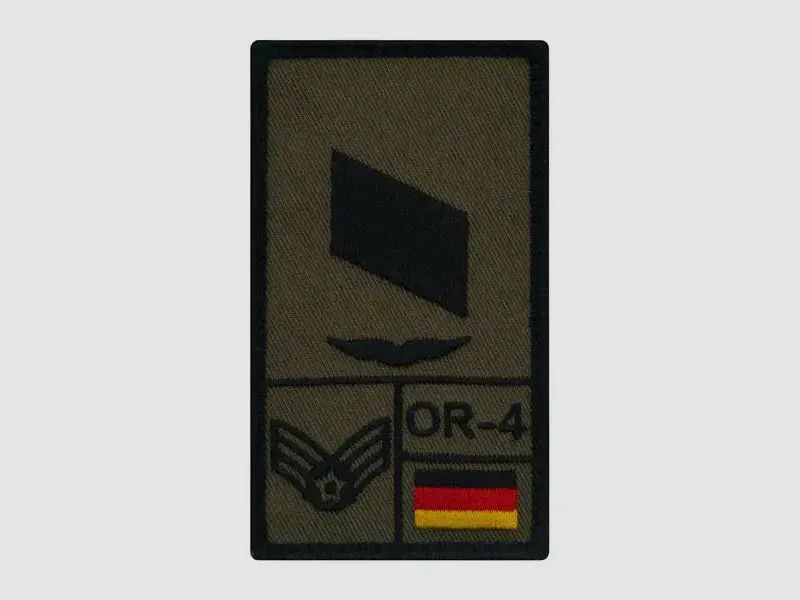 Café Viereck parche de rango de cabo de la Luftwaffe