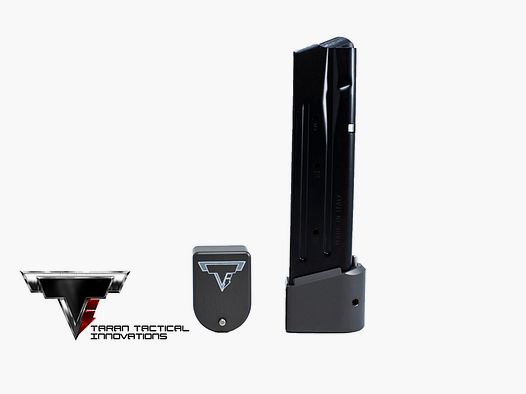 TTI P320 Full Size +5 Base Pad Kit Titanium Gray