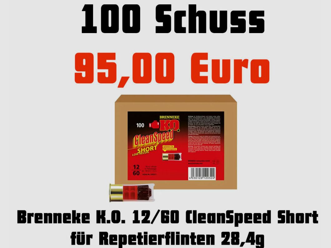 Brenneke Clean Speed Short 28,4g