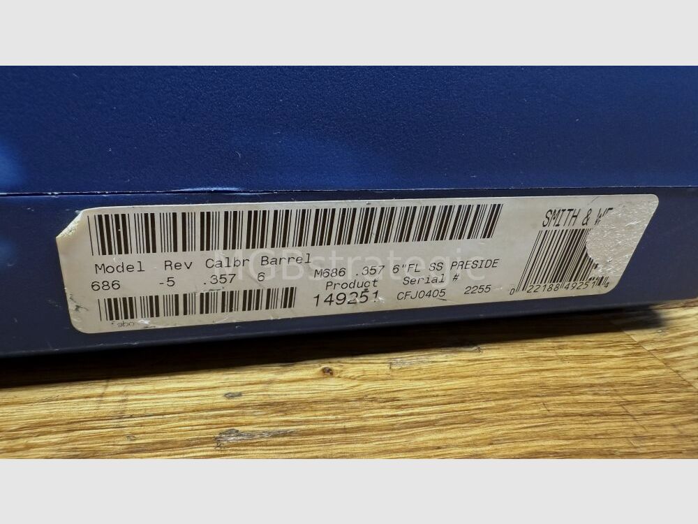 Smith & Wesson 686-5 .357 Magnum - The President´s M686 - 6" Lauf FL SS