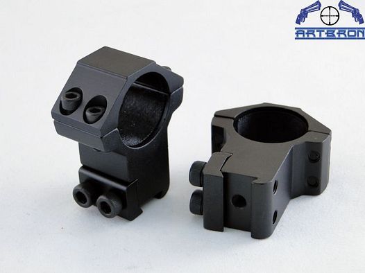Kandar Two-piece mount high 1" RGPM-25H4