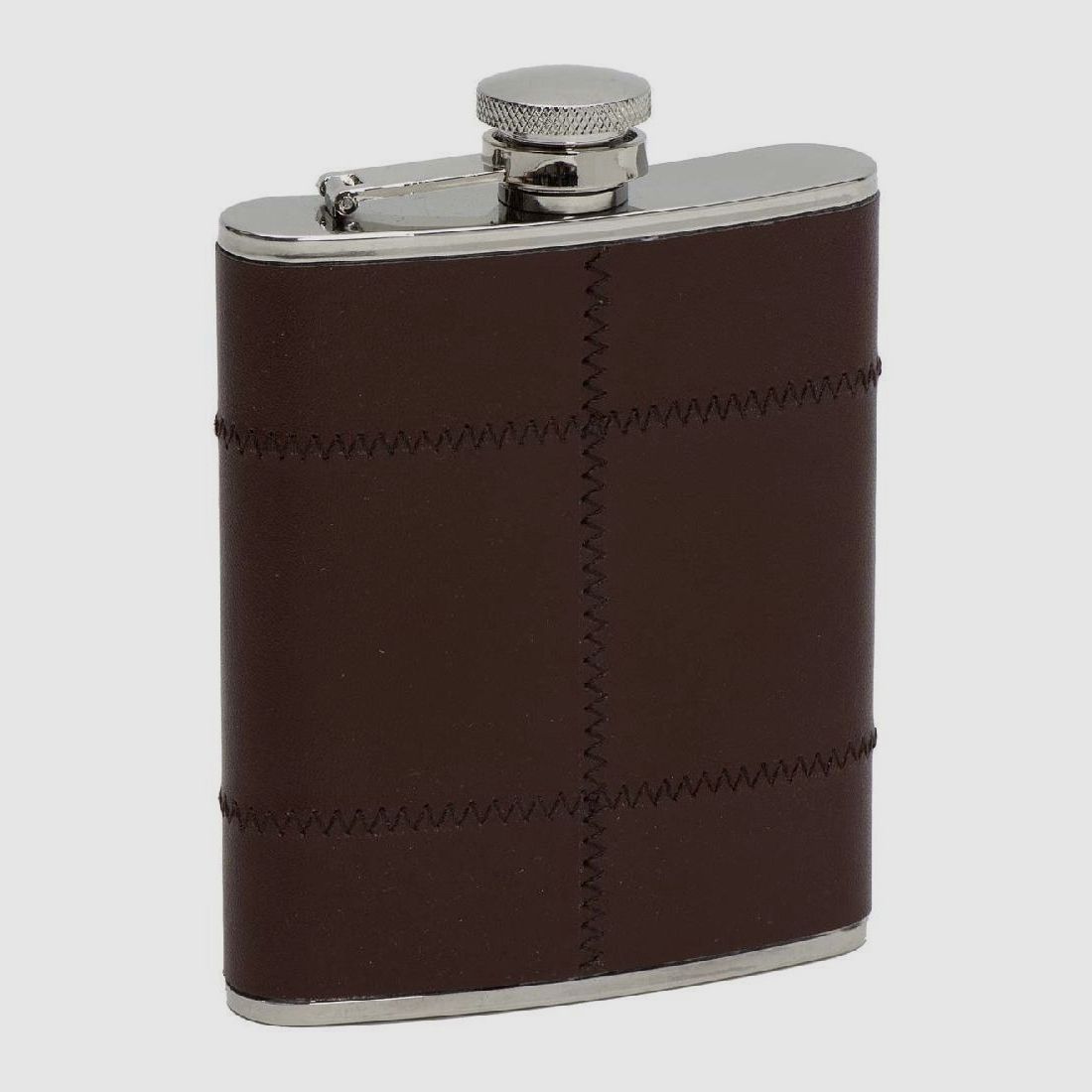 Flachmann Leder braun