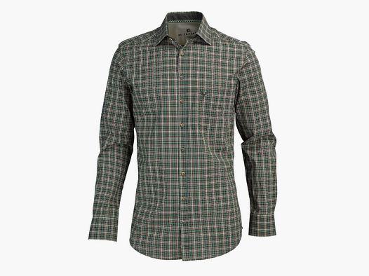 OS-Trachten Camicia a maniche lunghe Slim Fit