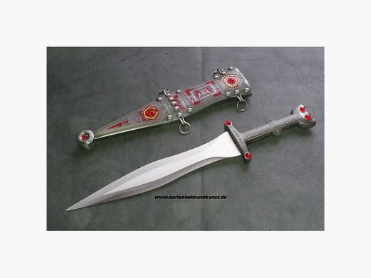 NEUHEIT Aufwendiger Pugio Dolch der Römer mit Scheide , Vollmetall schwer